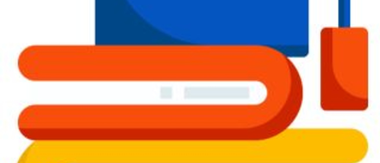 Logo with a diploma and books