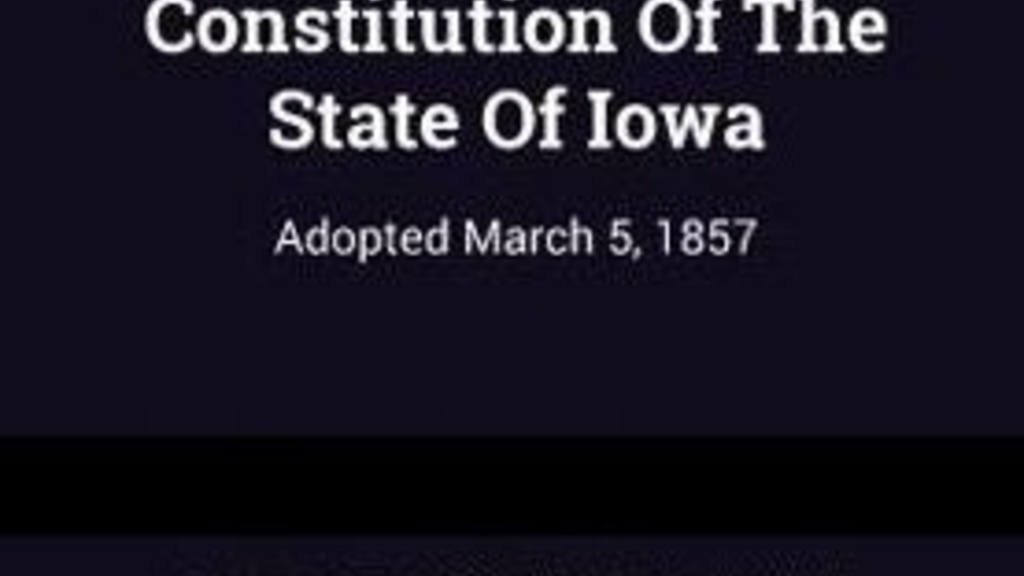 Iowa constitution