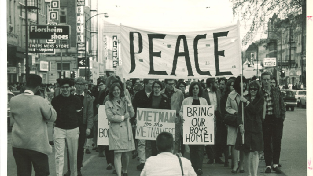 Peace protest